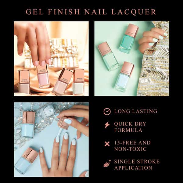 Manish Malhotra Beauty By Myglamm Gel Finish Nail Lacquer-Pastel-Toffee Cream