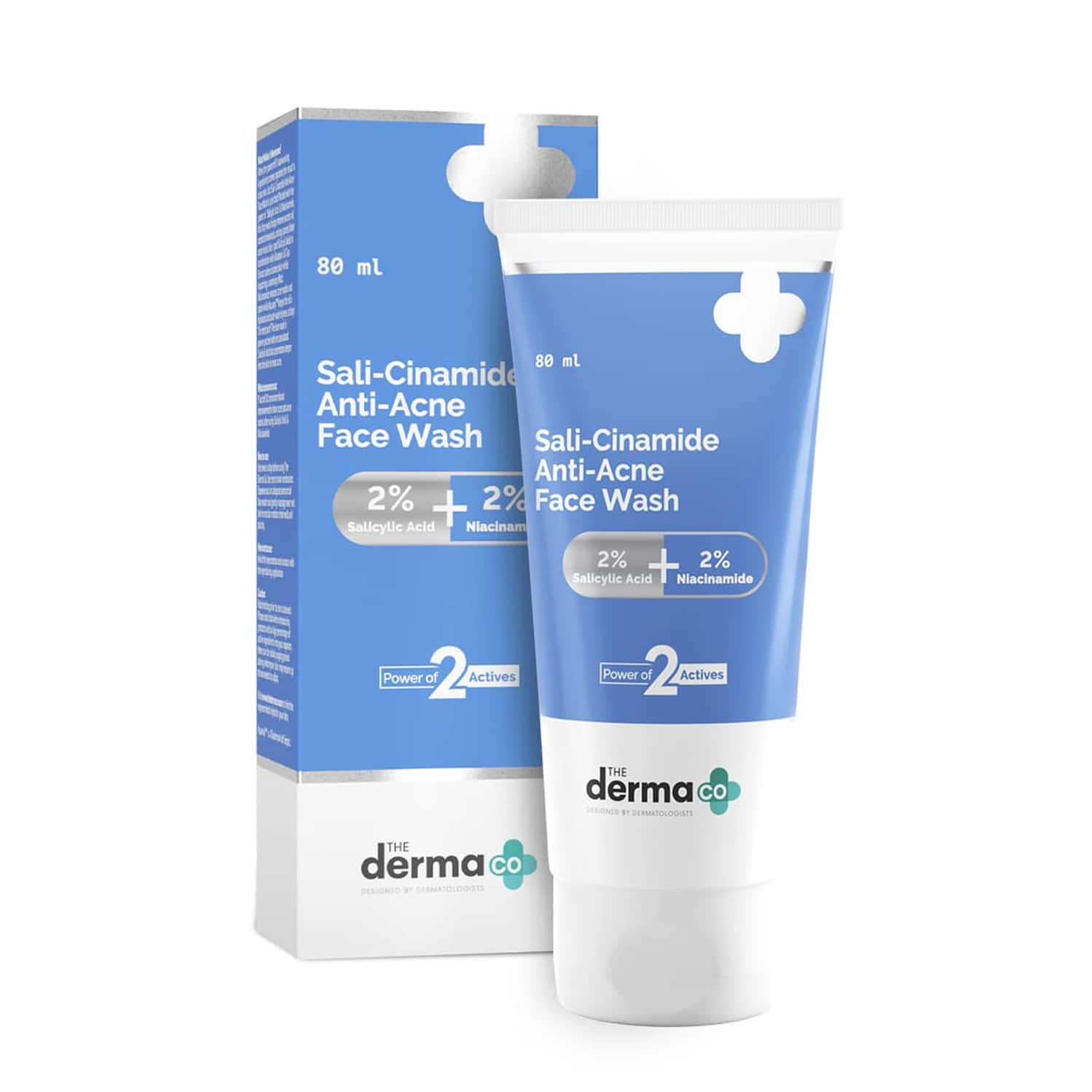 The Derma Co Sali - Cinamide Anti - Acne Face Wash With Salicylic Acid & Niacinamide - 80ml
