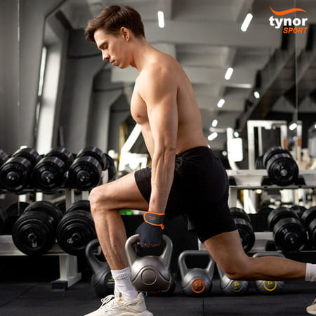 Tynorgrip Gym Gloves With Support Black Small 1 Pair