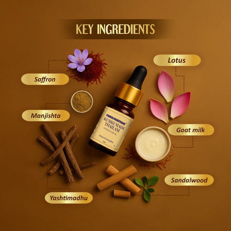 Pankajakasthuri Kumkumadi Thailam - 10Ml