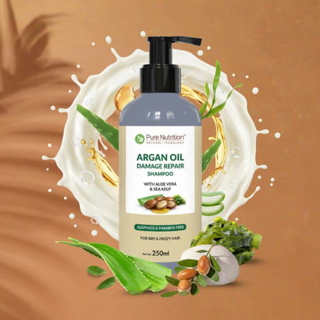 Pure Nutrition Argan Oil Damage Repair Shampoo 250 Ml