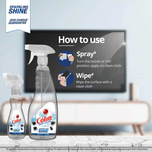 Colin Gadget Cleaner Spray Suitable For Tv Mobile Phone Laptop And Tablets - 500Ml
