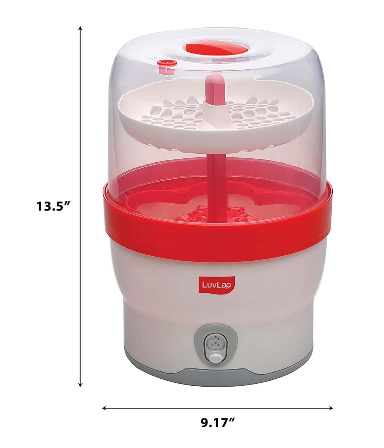 Buy LUVLAP ROYAL ELECTRIC STEAM STERILIZER FOR 6 FEEDING BOTTLES FAST