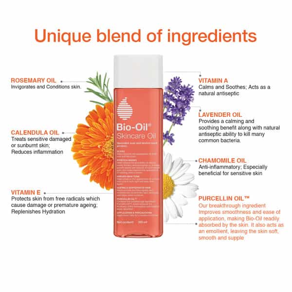 Bio-Oil Specialist Skin Care Oil - Scars Stretch Mark Ageing Uneven Skin Tone 200 Ml