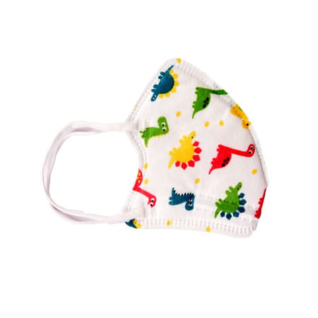 Advind Healthcare Smog Guard N95 Kids Mask Without Valve (4-12 Years Kids) - Animal Print Pack Of 3