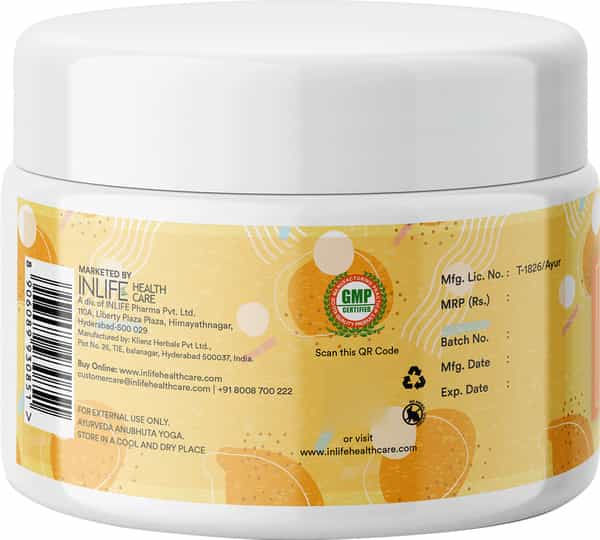 Inlife Fruit Face Scrub For Men And Women For Facial Body Paraben Free - 100 Grams