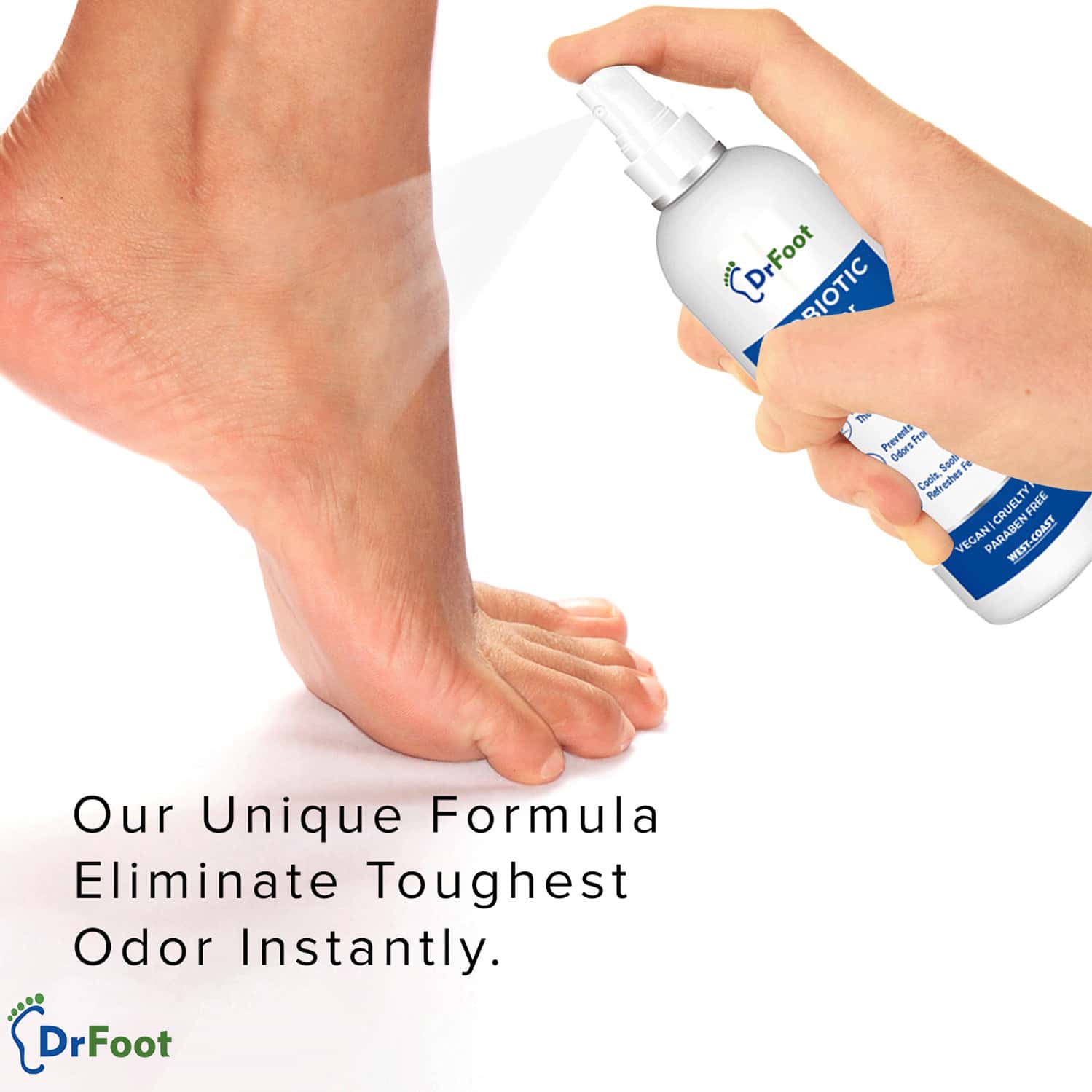 Buy DR FOOT PROBIOTIC FOOT ODOR SPRAY 100ML Online & Get Upto 60 OFF