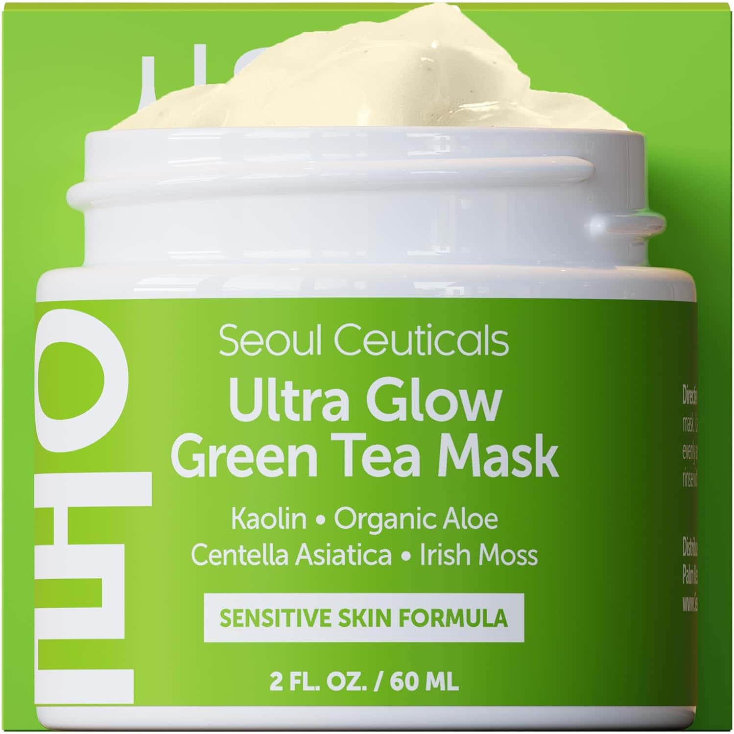 Seoul Ceuticals Ultra Glow Green Tea Mask 60 Ml