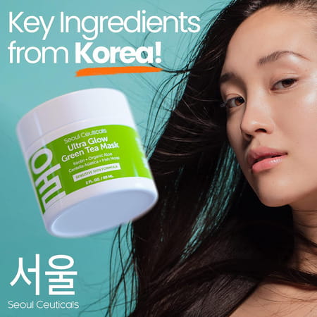 Seoul Ceuticals Ultra Glow Green Tea Mask 60 Ml