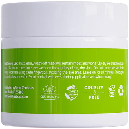 Seoul Ceuticals Ultra Glow Green Tea Mask 60 Ml