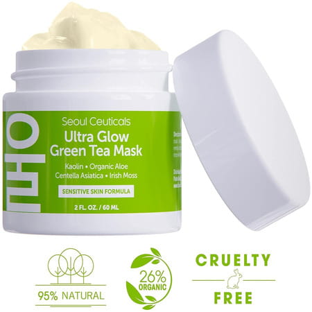 Seoul Ceuticals Ultra Glow Green Tea Mask 60 Ml