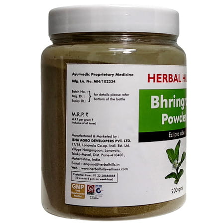 Herbal Hills Organic Bhringraj Powder - 200gms