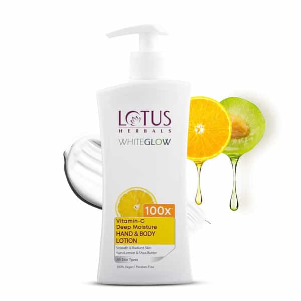 Lotus Herbals Whiteglow Vitamin C Deep Moisture Hand & Body Lotion 400Ml