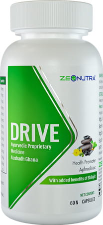 Zeonutra Drive |health Supplement For Men| 60 Capsules Bottle
