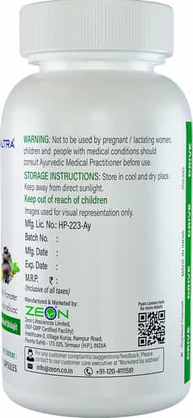 Zeonutra Drive |Health Supplement For Men| 60 Capsules Bottle