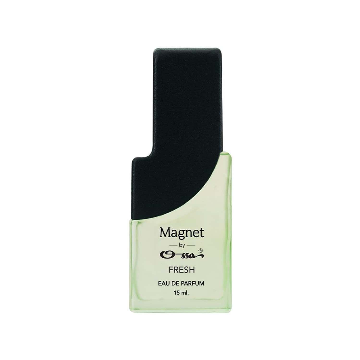 Ossa Magnet Fresh Unisex Eau De Parfum With Lemon | Patchouli | Cedarwood | Musk | Amber | 15ml