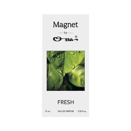 Ossa Magnet Fresh Unisex Eau De Parfum With Lemon | Patchouli | Cedarwood | Musk | Amber | 15ml