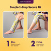 Betterhood Premium Knee Sleeve With Easymove Max Stability Design (Grey | M | Pack Of 2)