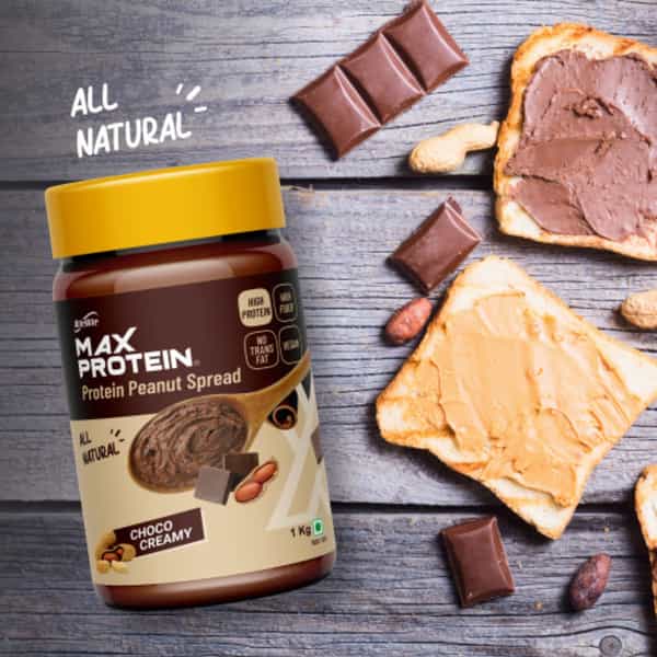 Max Protein Peanut Spread - Choco Creamy [1 Kg] - Pack Of 1