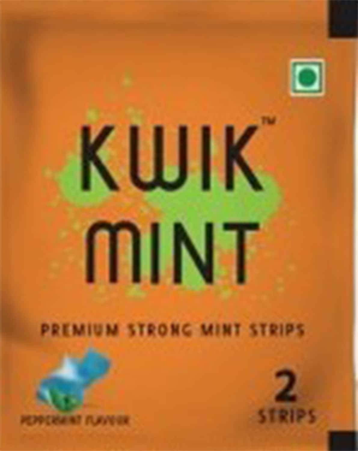 Buy KWIK MINT INSTANT ACTION MOUTH FRESHENER MINT STRIPS PACK OF 2 (2