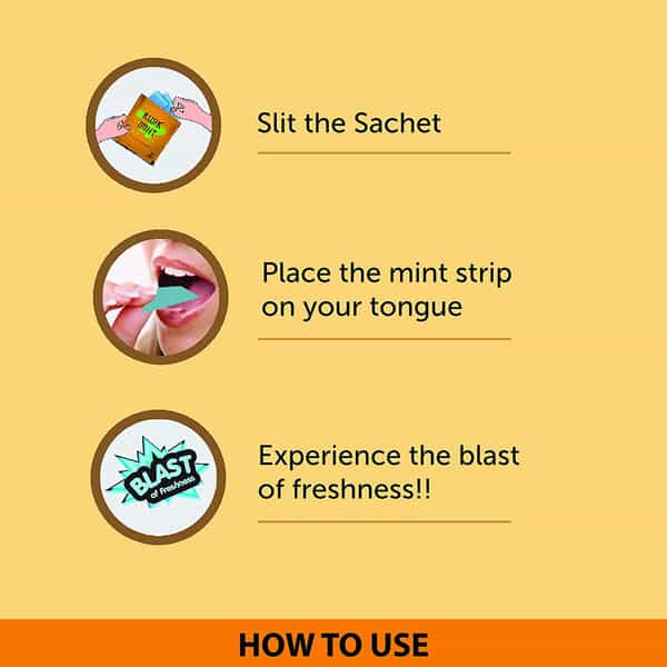 Kwik Mint Instant Action Mouth Freshener Mint Strips - Pack Of 2 (2 X 20 G)
