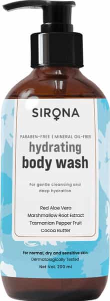 Sirona Marshmallow Body Wash For Gentle Cleansing & Deep Hydration For Men & Women- 200 Ml