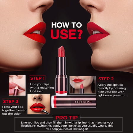 Colorbar Velvet Matte Lipstick- On D Stage!