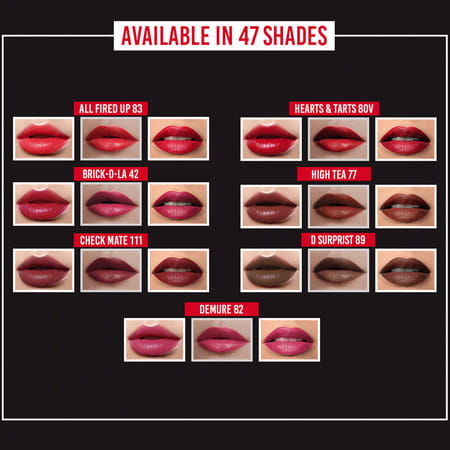 Colorbar Velvet Matte Lipstick- On D Stage!