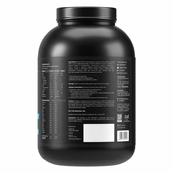 Nutrabay Bioabsorb Whey Protein Powder | Prodifi Blend | 26G Per Scoop | Milk Chocolate - 2Kg