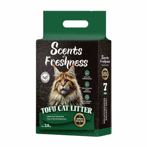 Scents Of Freshness - Premium Grade: 2 Percent Scent Green Tea Original Color - 2.8Kg - 2Mm (Green)