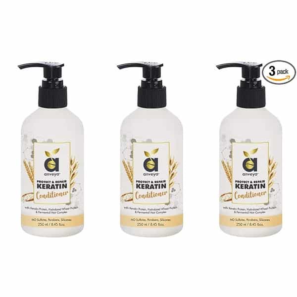Anveya Protect & Repair Keratin Conditioner 250Ml X Pack Of 3