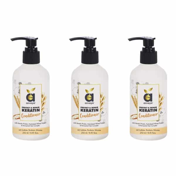 Anveya Protect & Repair Keratin Conditioner 250Ml X Pack Of 3