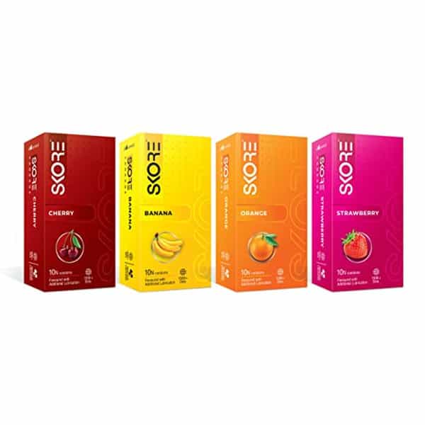 Skore Fruit Basket Combo (Orange | Banana | Cherry & Strawberry) 10 Pieces | Pack Of 4