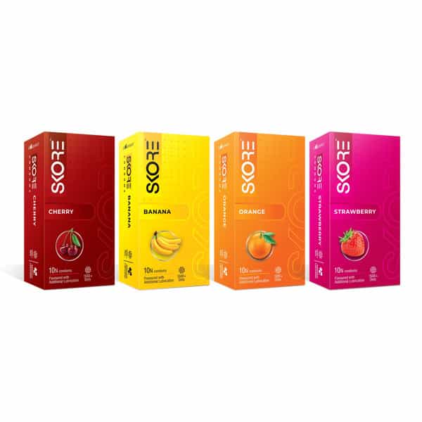 Skore Fruit Basket Combo (Orange | Banana | Cherry & Strawberry) 10 Pieces | Pack Of 4