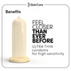 404 By Bold Care Super Ultra Thin Vanilla Flavored Condoms For Men|With Disposable Pouches - 10 Pcs.