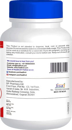 Healthvit Goji Berry 600 Mg - 60 Capsules