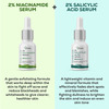 Cgg Cosmetics Am / Pm Acne Reduction Combo - 2% Niacinamide & 2% Salicylic Acid Face Serum
