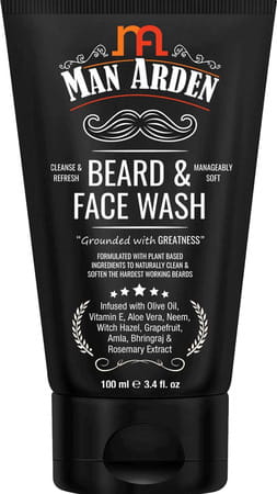 Man Arden The Dapper Dude Combo-Beard Oil 30ml+Beard Balm 50g+Beard Wax 50g+Face Wash 100ml