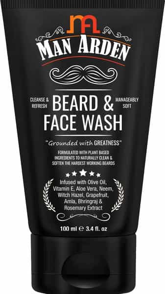 Man Arden The Dapper Dude Combo-Beard Oil 30Ml+Beard Balm 50G+Beard Wax 50G+Face Wash 100Ml