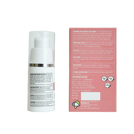 Fixderma Acne Defence Face Serum | Powered With 2% Salicylic Acid For Acne Free Skin - 10g