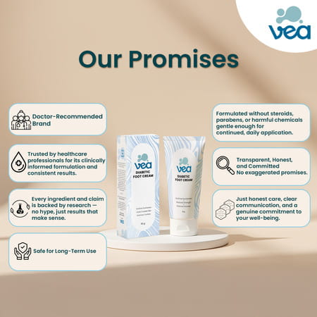 Vea Care Diabetic Foot Cream - 50g