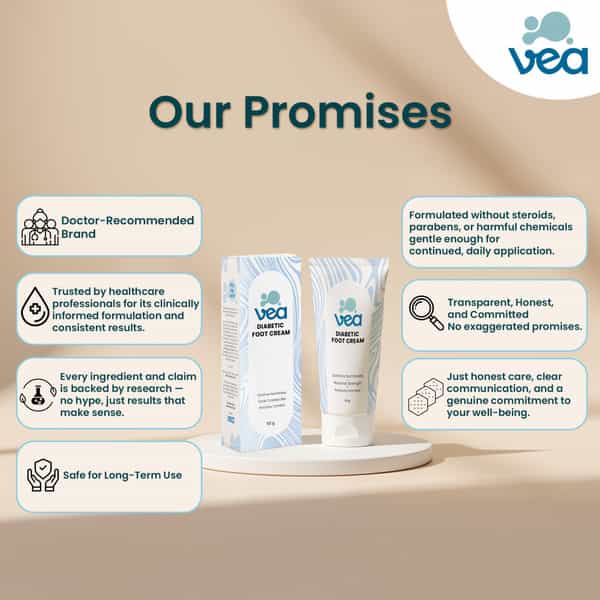 Vea Care Diabetic Foot Cream - 50G