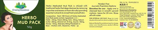 Grazing Meadows Herbo Medicated Mud Pack 50Gms
