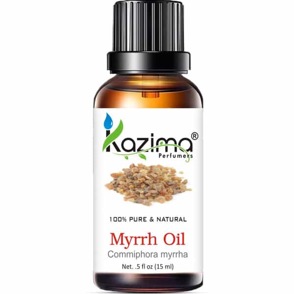 Kazima Myrrh Essential Oil (15Ml) Pure Natural For Skin Care & Hair Treatment (15 Ml)
