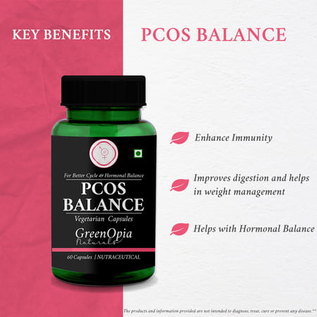 Greenopia Pcos Balance 60 Vegetarian Capsules