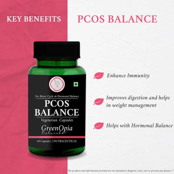 Greenopia Pcos Balance 60 Vegetarian Capsules