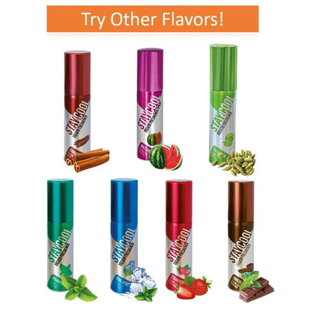 Staycool Breath Freshener Spray - Cool Mint Watermelon Chocolate Mint - Pack Of 3