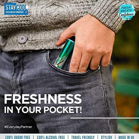 Staycool Breath Freshener Spray - Cool Mint Watermelon Chocolate Mint - Pack Of 3