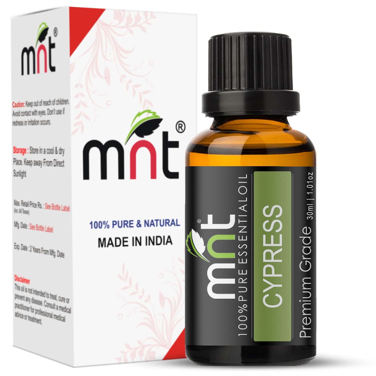 Mnt Cypress Essential Oil (30ml) 100% Pure Natural & Therapeutic Grade