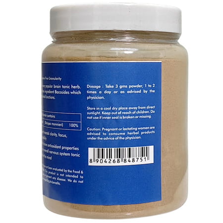 Ved Tattva Brahmi Powder Bacopa Monnieri For Hair Growth & Memory Support 200 Gms